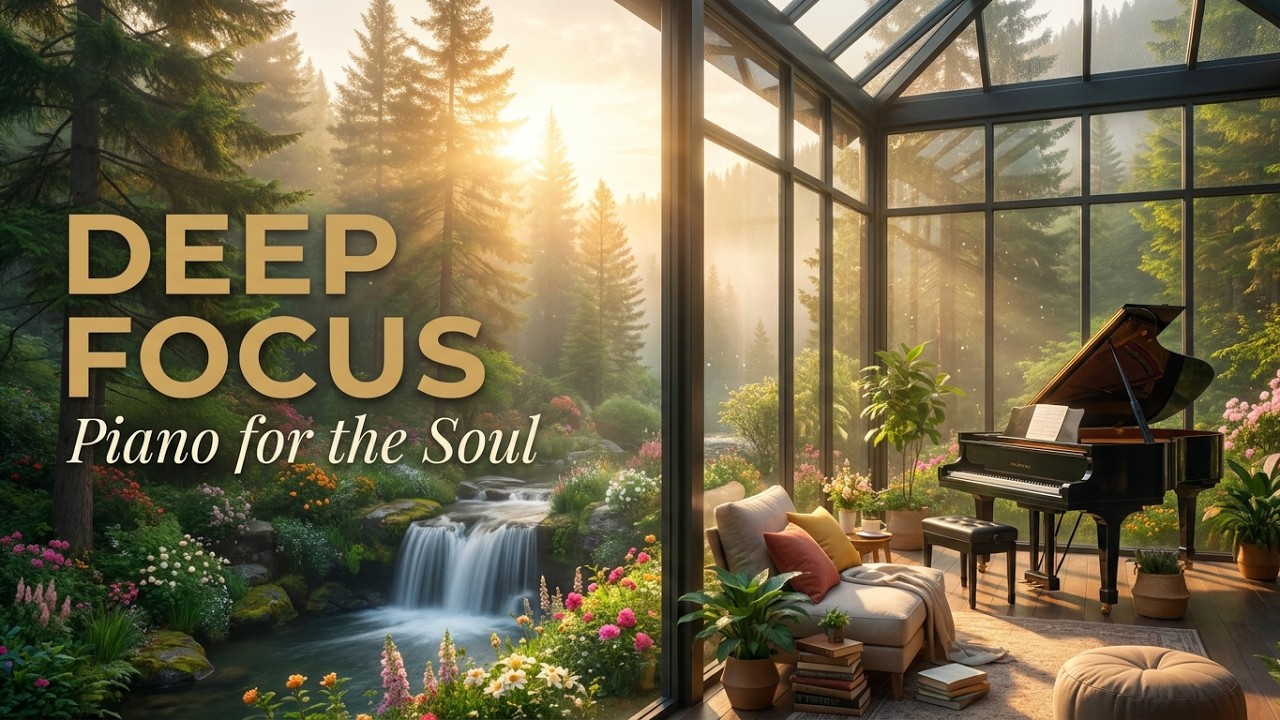 🔴 Piano Music for Studying 🎹 Deep Focus, Relax & Work | Live