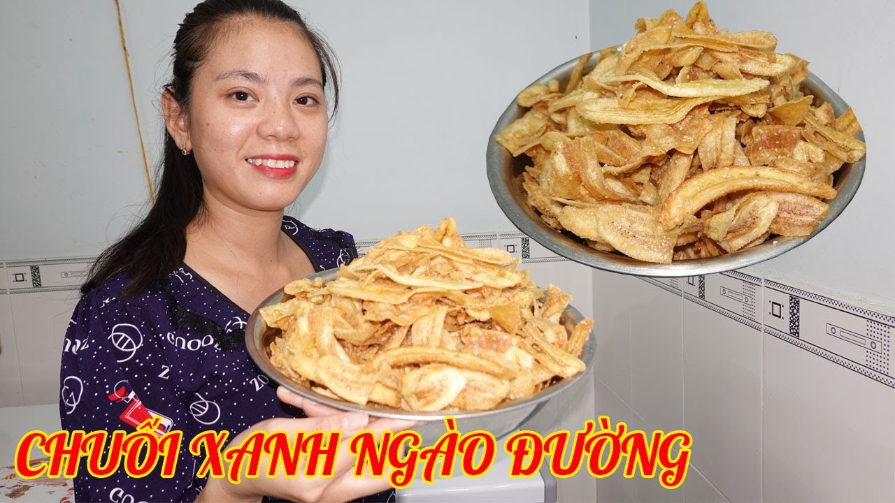 Chuối xanh ngào đường|Cách làm chuối già ngào đường đãi khách trong dịp tết