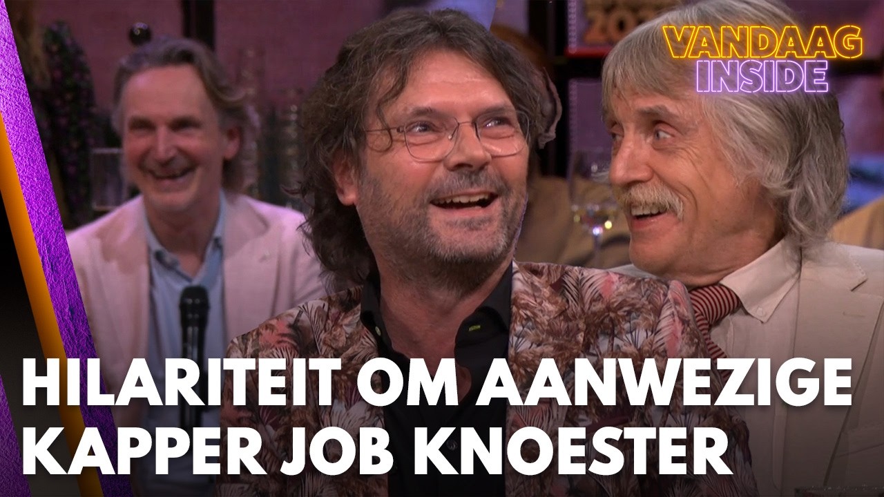 Kapper van Job Knoester zit in Vandaag Inside-studio: 'Heeft hij zijn opleiding afgemaakt?!'