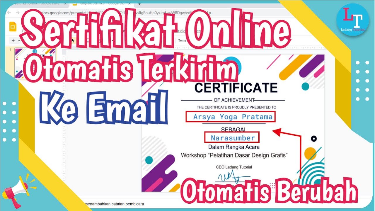 Cara Membuat Sertifikat Online Otomatis Terkirim ke Email dengan Google Form