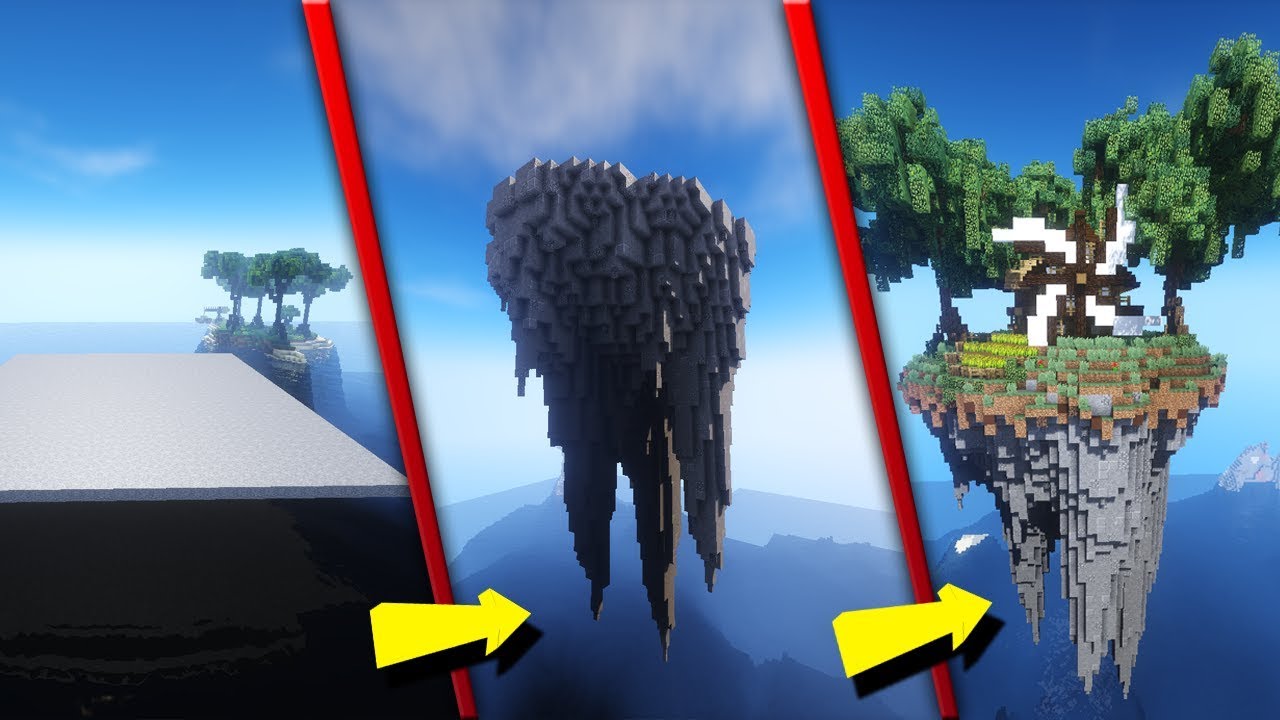 NAJLEPSZA LATAJĄCA WYSPA w MINECRAFT! Jak ją zrobić?