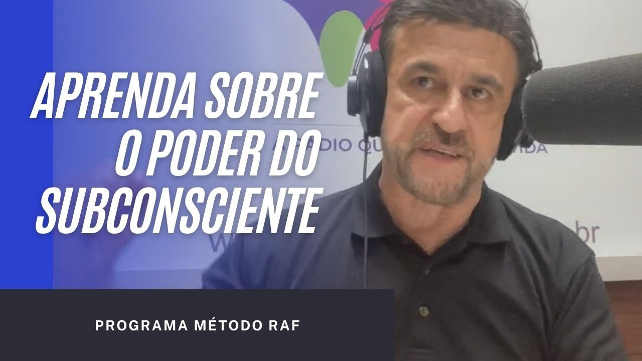 Faça o seu subconsciente transformar sua vida! 14/03/2022 àqs 7 hs