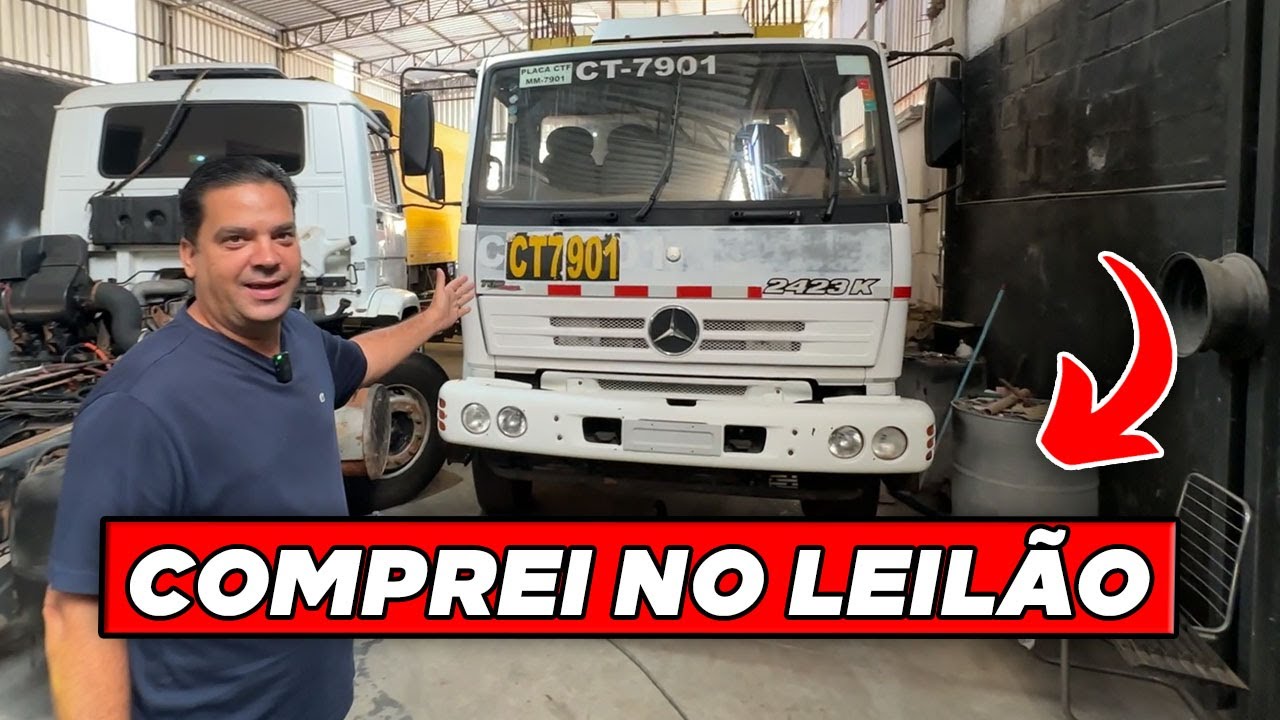 CAMINHÃO DO LEILÃO DA VALE: SERÁ QUE VAI FUNCIONAR? *anos parado*