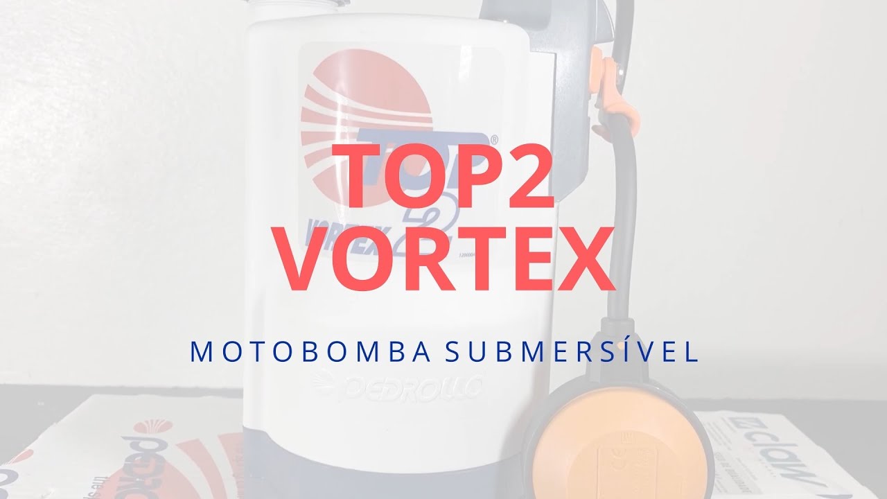 Veja o Funcionamento de uma Motobomba Submersível. Modelo TOP 2 VORTEX (Pedrollo) - Claw Motobombas