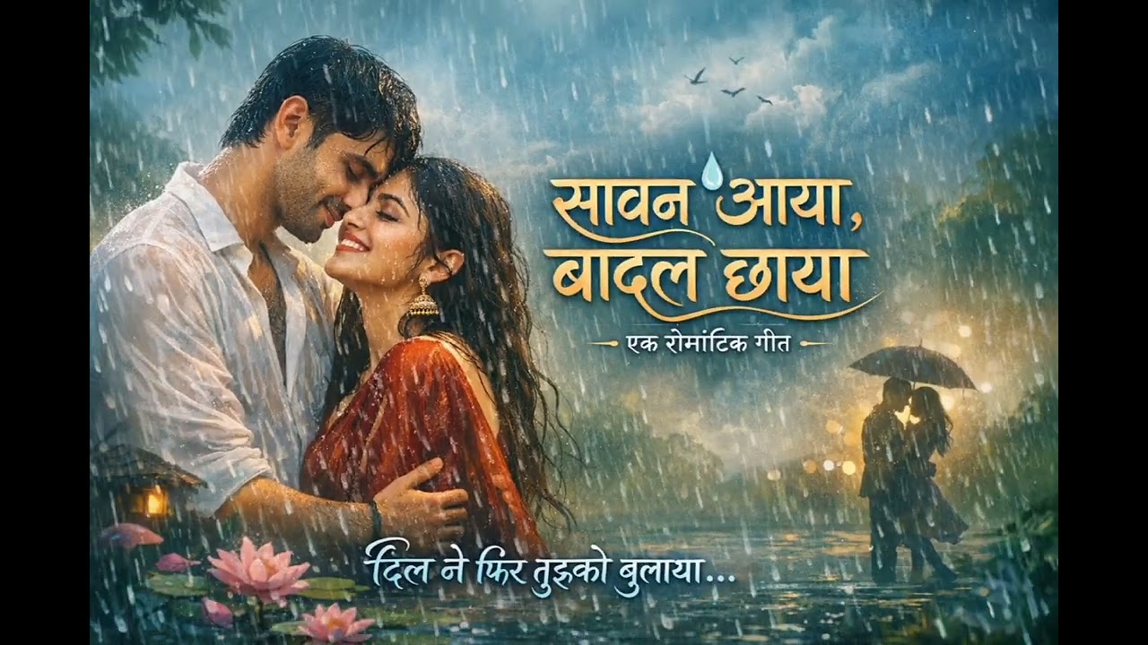Sawan Aaya Badal Chhaya | Romantic Rain Song 2026 | Dil Ne Phir Tujhko Bulaya 🌧️❤️