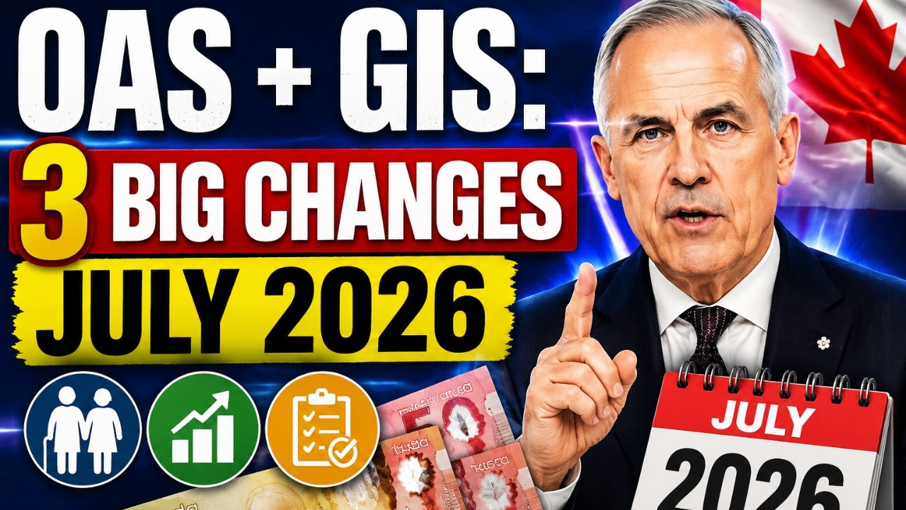 🎉 BIG OAS Increase Starting July 2026 &mdash; 3 Payment Changes + GIS Warning Most Seniors Are Missing