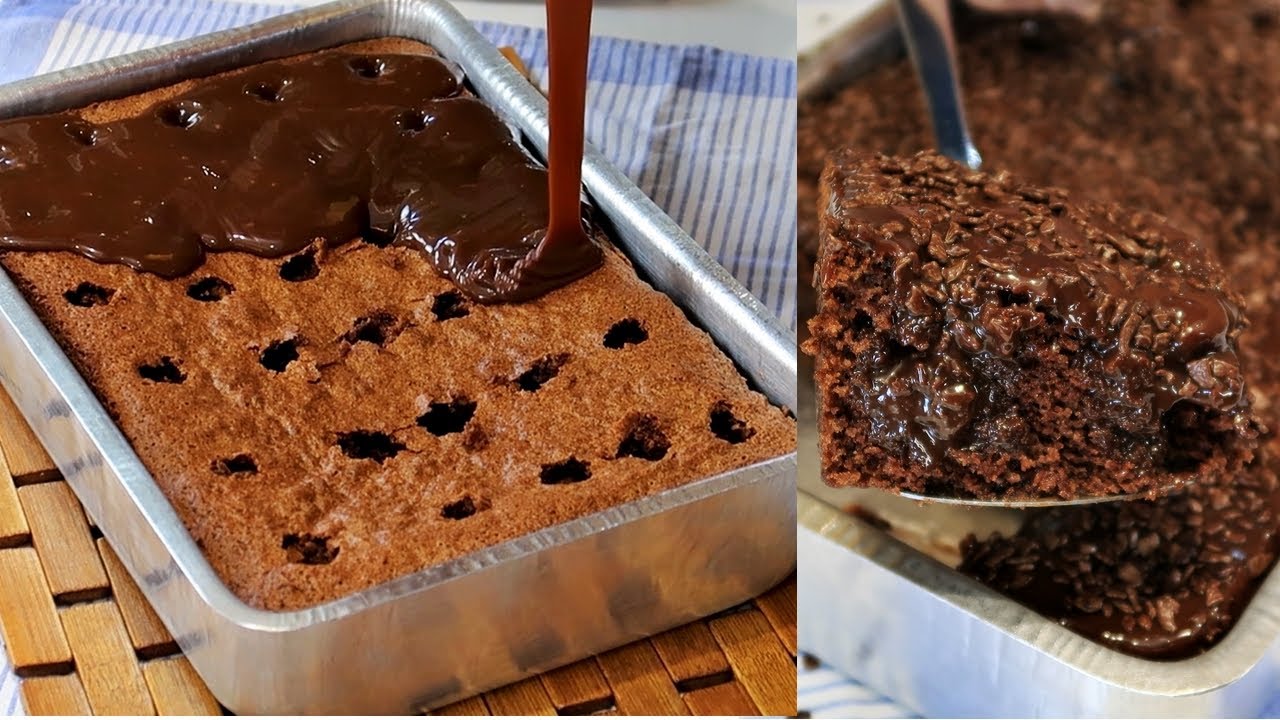 O MELHOR BOLO DE CHOCOLATE COM BRIGADEIRO DO MUNDO! BOLO MATADOR DE TPM