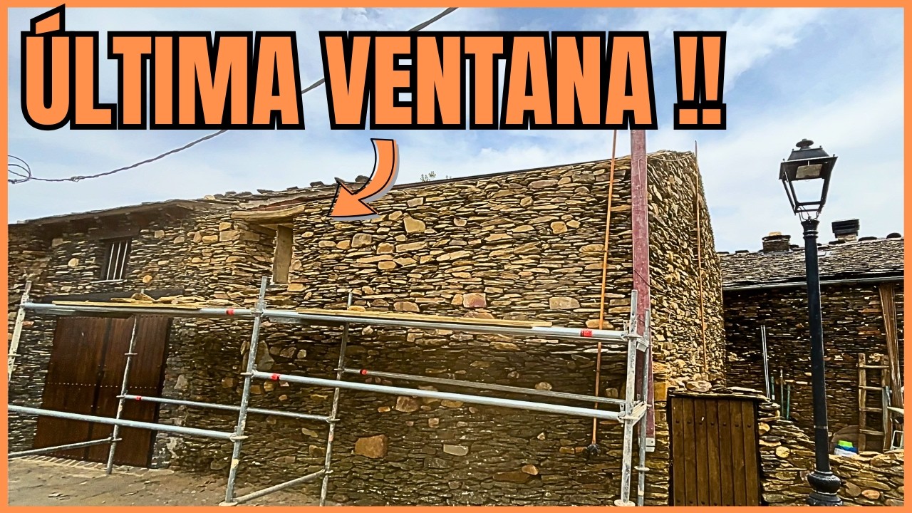 Restaurando CASA de 1880. Ep.21: Terminamos de poner PIEDRA!!🪨🛖