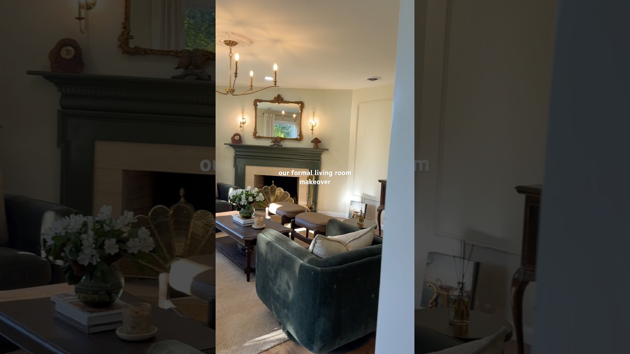 Our formal living room makeover 🛋️ #livingroom #livingroomdecor #homerenovation