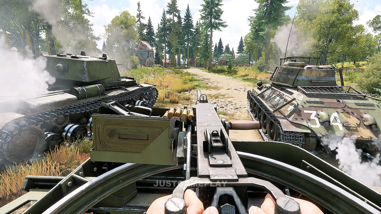 Soviet Union - Werbig station - Battle of Berlin - BR5 | Enlisted Gameplay