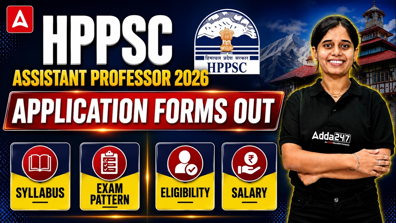 HPPSC Assistant Professor 2026 | Application Forms Out | Syllabus & Exam Pattern