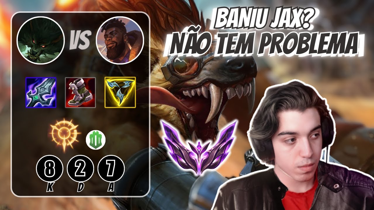 Baniram o JAX do NICKLINK? Vai de WARWICK então ! LoL BR VOD's.