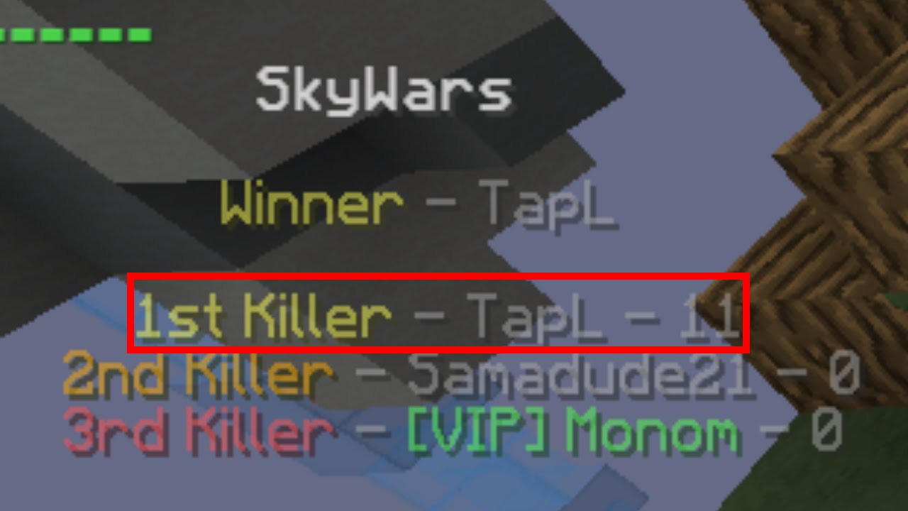 Minecraft: 11 Kills in Solo (Hypixel SkyWars)