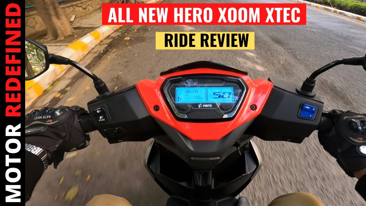 All New Hero Xoom 110 Xtec Ride Review | Price, Features, Mileage, Exhaust Sound & Ride Quality.