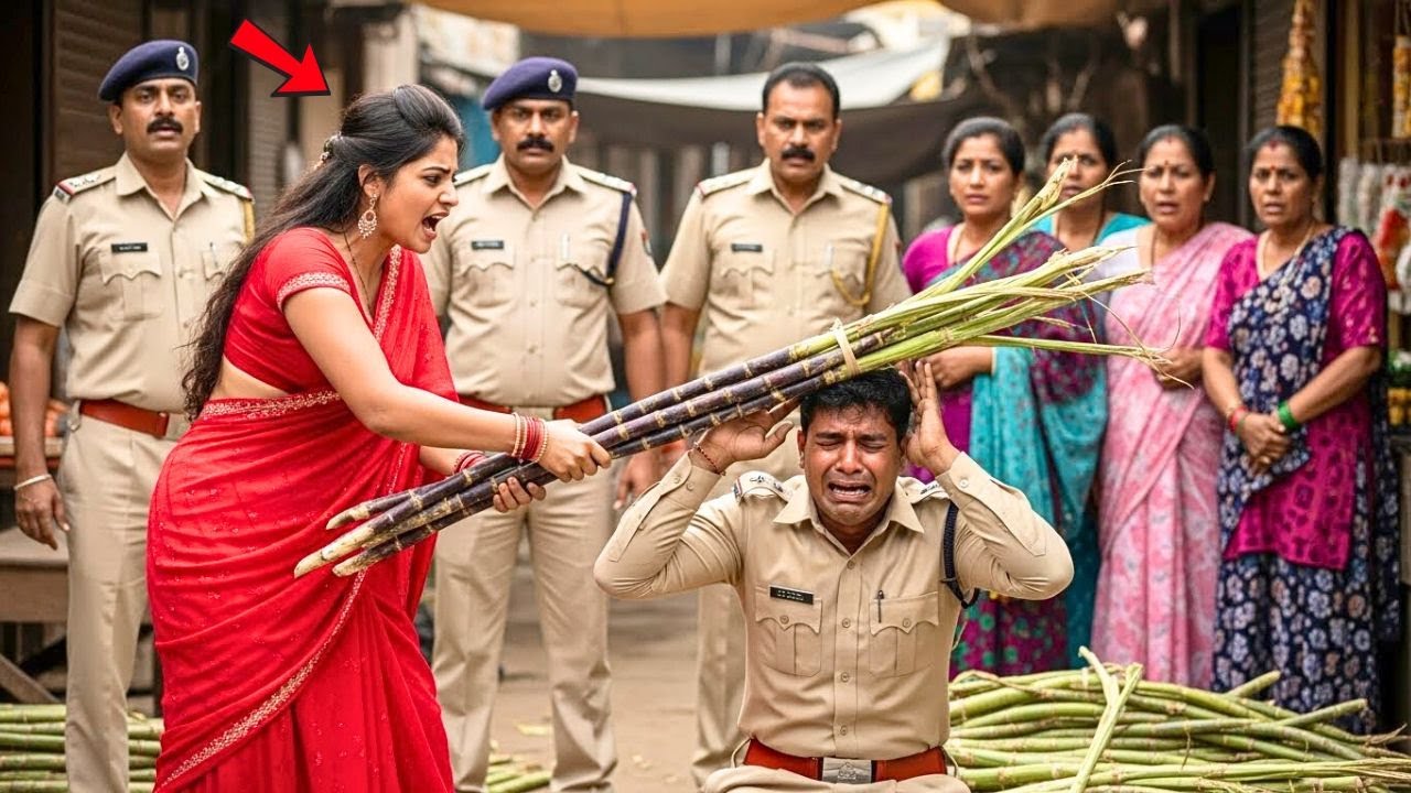 गन्ने का जूस बेचकर एसपी मैडम ने किया भेस—अचानक निरीक्षण ने चेकपोस्ट को कर दिया सन्न!