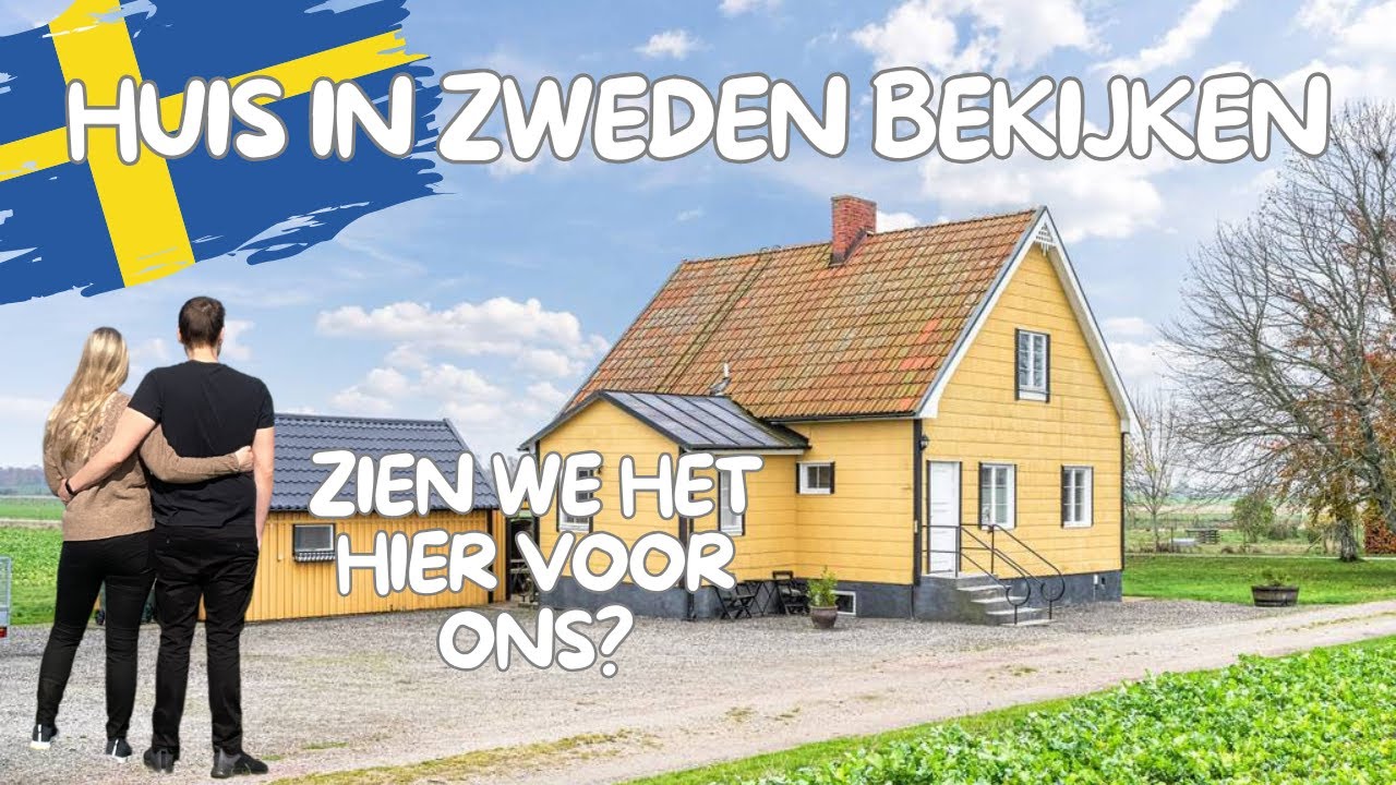 #14 We gaan dit GELE huis bekijken in ZWEDEN