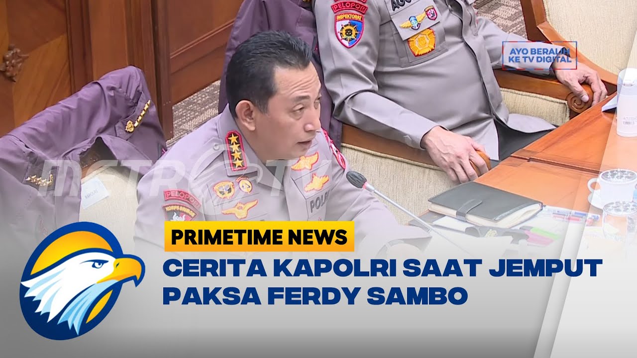 Cerita Kapolri Saat Jemput Paksa Ferdy Sambo