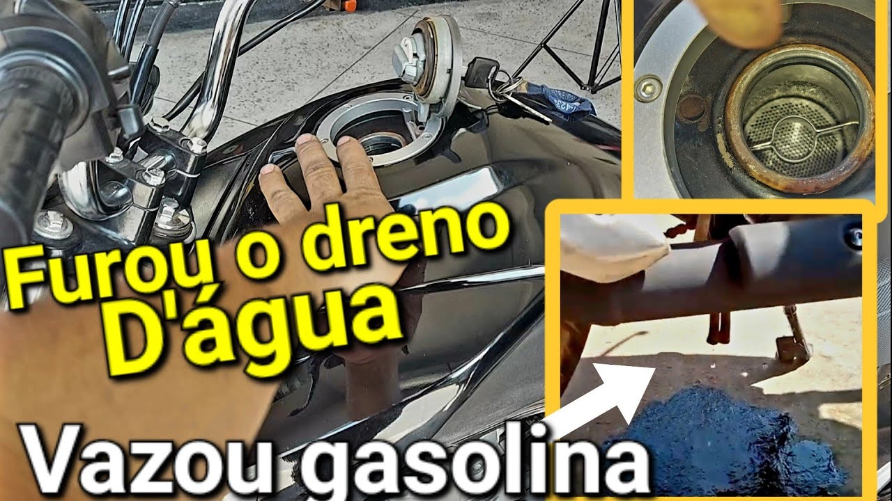 Esse prejuízo é tudo por falta de fazer limpeza dreno d'água do tanque de combustível da 160