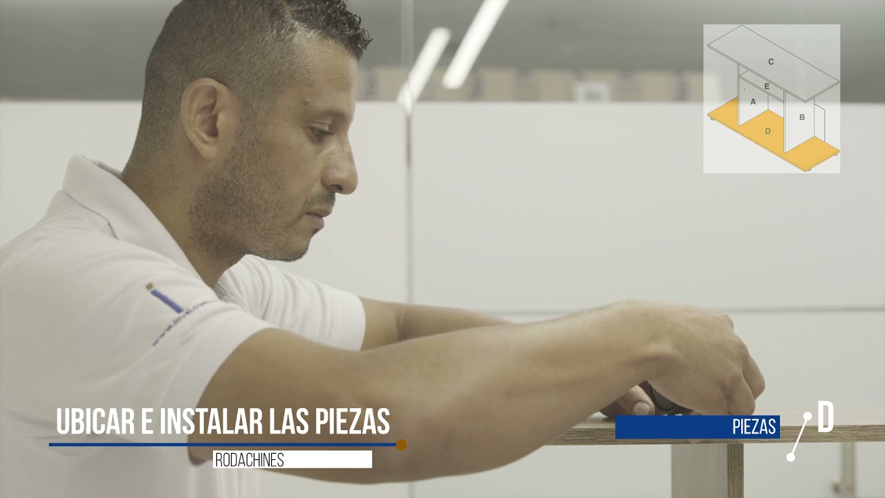 Inval Video de Armado MESA TV VIDEO MTV 6619 - Español