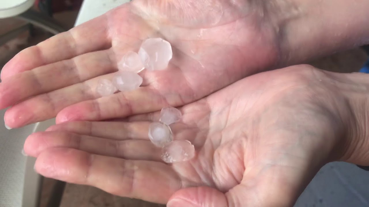 Bombarded by Hail in Elephant Head, Amado, AZ