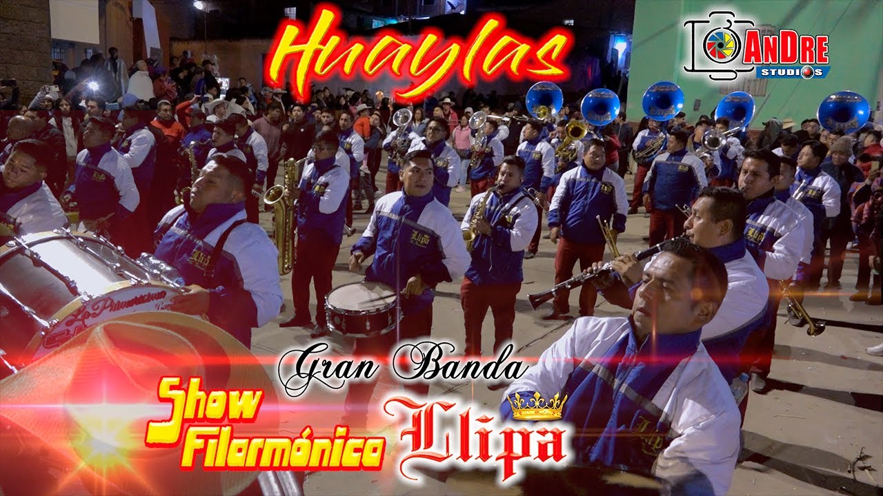 Banda SHOW FILARMÓNICA LLIPA ▶ El Gran Rompe ( Barcos Alegóricos ) / HUAYLAS 2023 Barrio Delicados