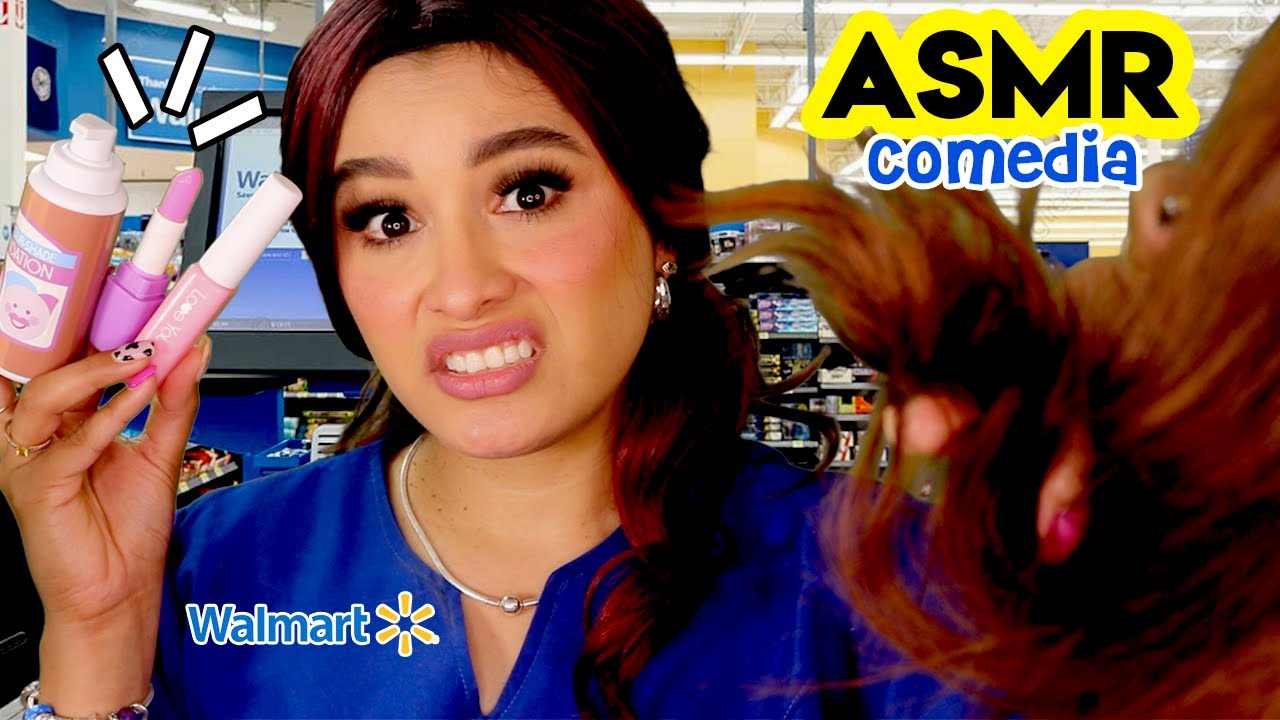 💵 LA CAJERA ANTIPÁTICA 🤡 de WALMART 😱 JUEGA con tu CABELLO I Ges ASMR