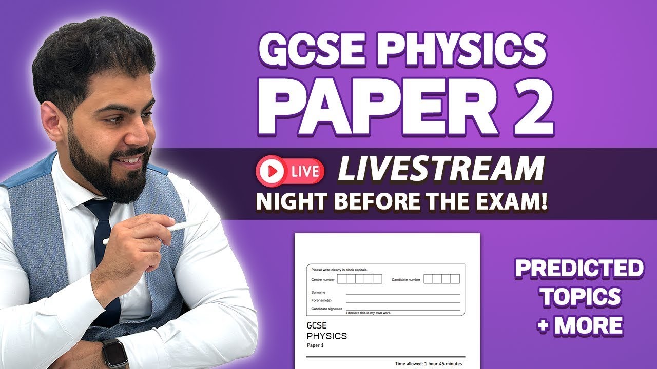📝 GCSE Физика, Часть 2 |🔴 Прямая трансляция в 20:30 | Прогнозируемые темы и содержание | Combined...