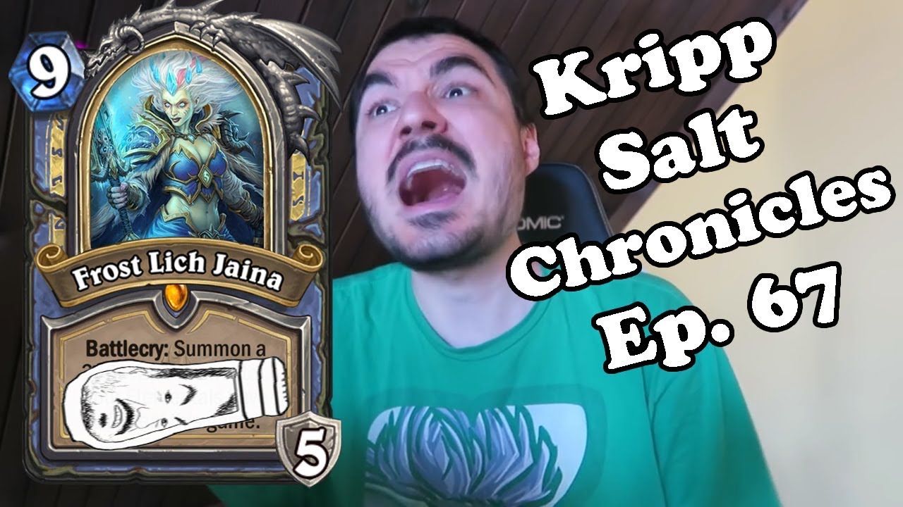Kripp - Salt Compilation [Ep. 67] Hero cards in arena [Hearthstone, best moments]