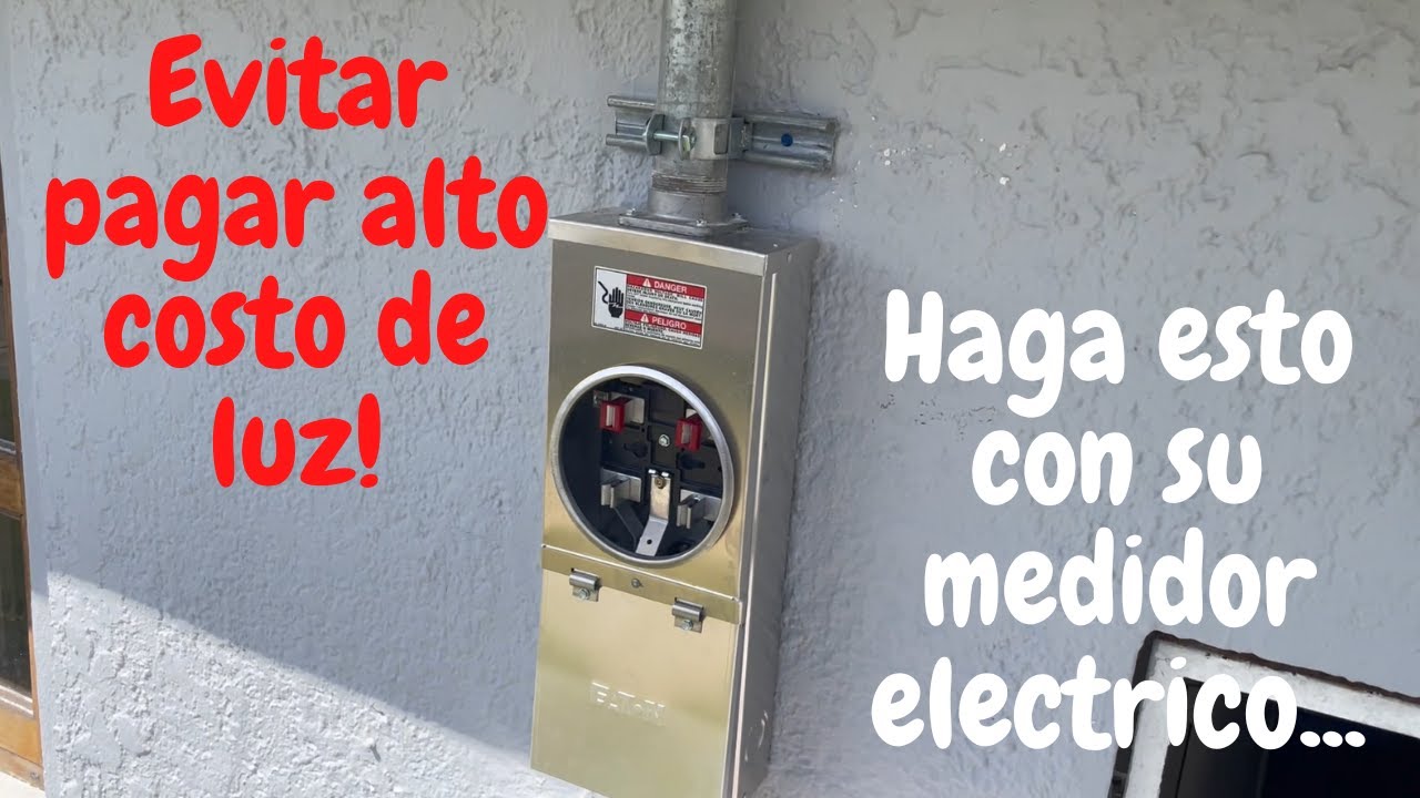 Instalacion Electrica Como Instalar Medidor/Contador Electrico En Residencia