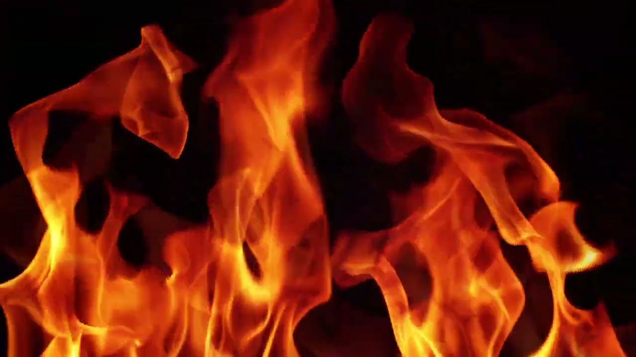 Modern fireplace full screen flame 8k fire