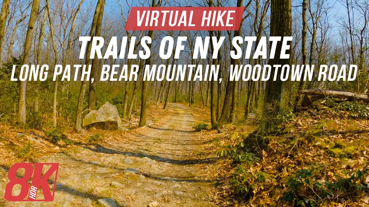 Hiking the Trails of New York State | Long Path - Bear Mountain - Woodtown Road Loop in 8K HDR