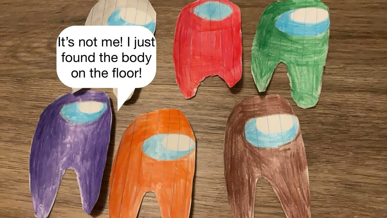Among Us stop motion video