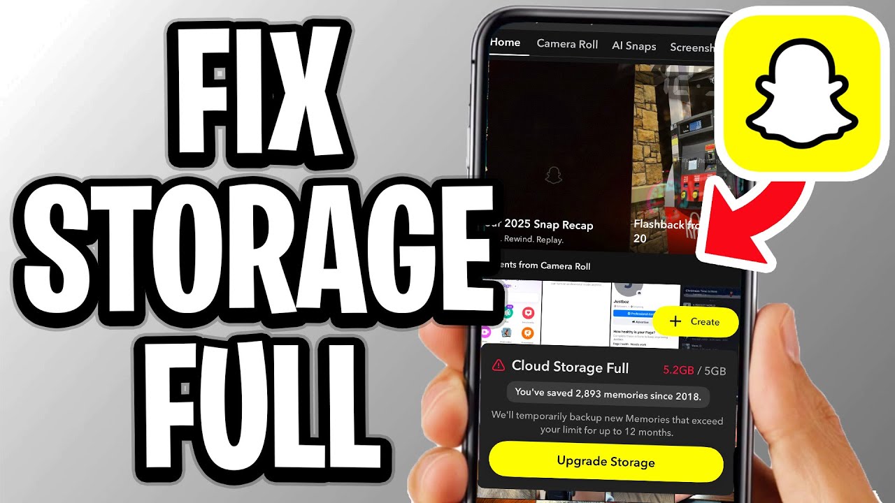 How To Fix Snapchat Storage Full - Full Guide