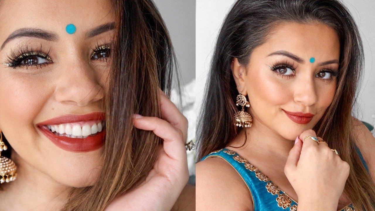 EASY DIWALI MAKEUP TUTORIAL | EASY FESTIVE MAKEUP TUTORIAL | KAUSHAL BEAUTY