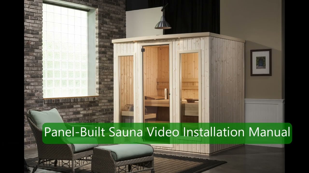 How to Build a Panel-Built Sauna - Sisu Custom Freestanding Sauna Assembly