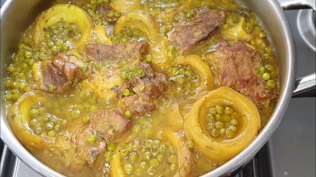 مريقة القوق و الجلبانة👌👌 طاجين اللحم بالقوق مجمد والجلبانة