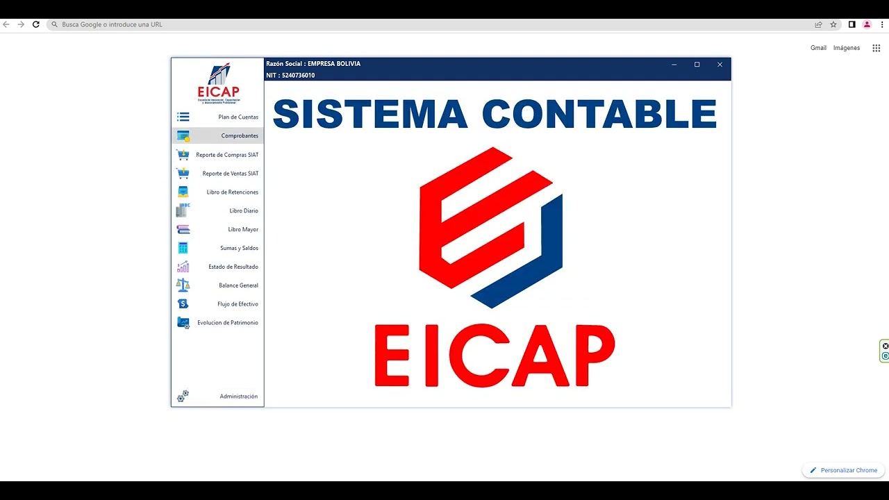 Configurar la gesti&oacute;n de la empresa en el Sistema Contable EICAP V3.