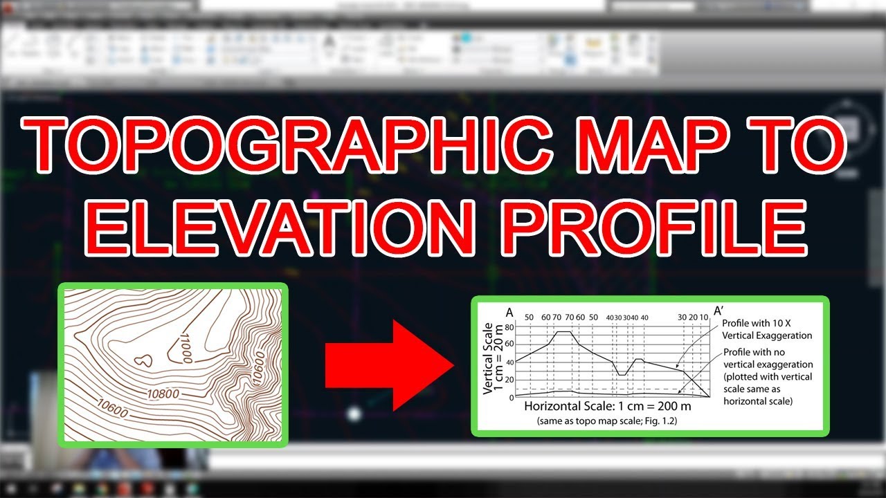 AUTOCAD - Topographic Map Elevation Profiling | CAD Sessions EP1