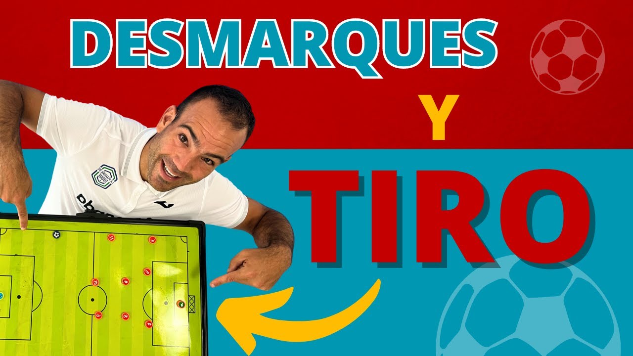 🙋‍♂️cómo trabajar los DESMARQUES y PASES en PROFUNDIDAD👉🏼FINALIZACIÓN EN FUTBOL⚽️#futbolbase