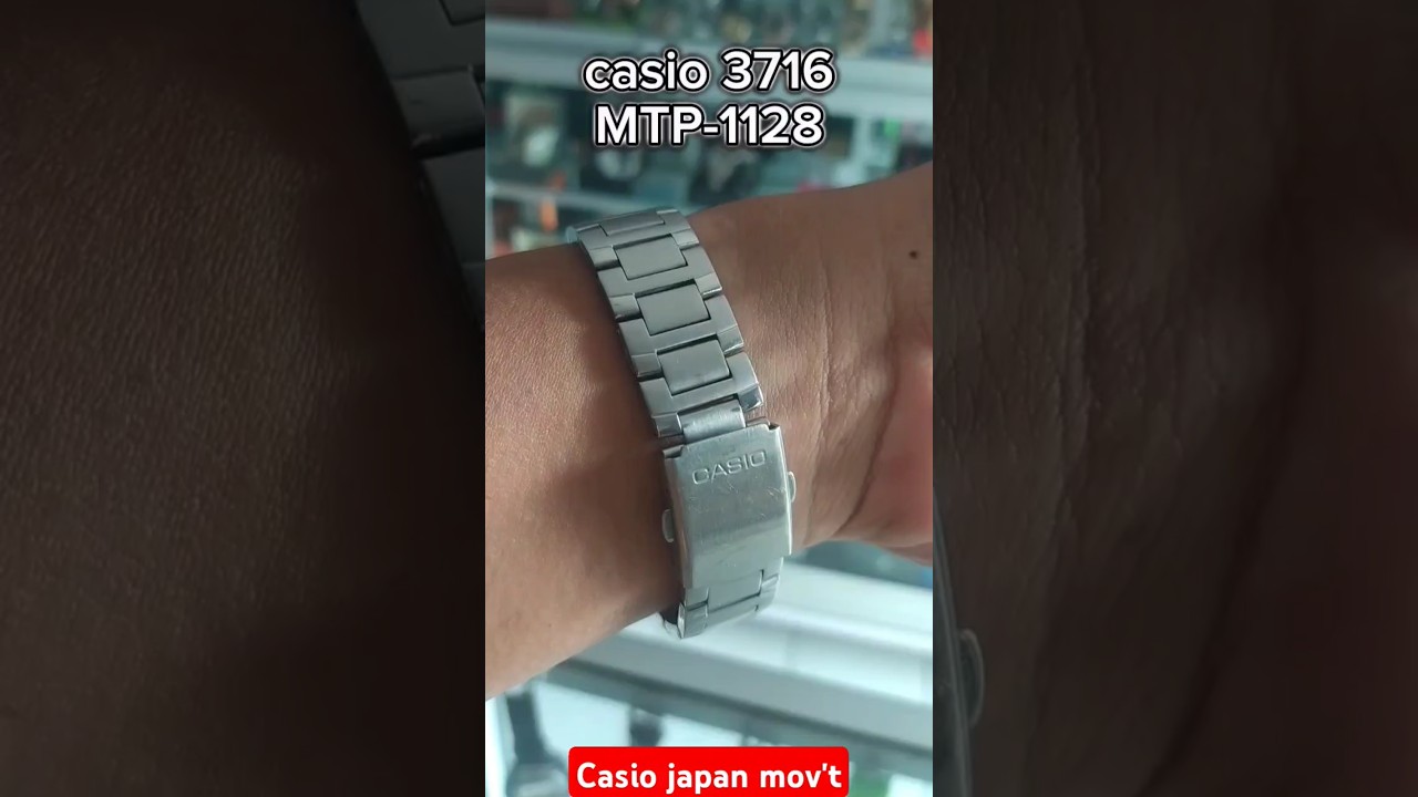 JAM CASIO 3716 JAPAN MOV'T  #jamtangan #goat #jamtanganpria #reel #casio #jamoriginal #jamcasio