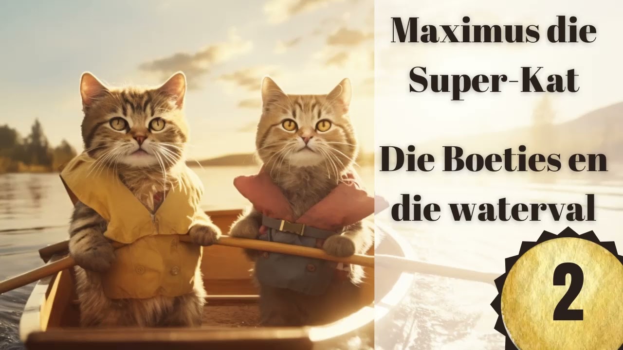 Luisterstorie Maximus die Super-Kat - Storie 2 - Die boeties en die waterval.
