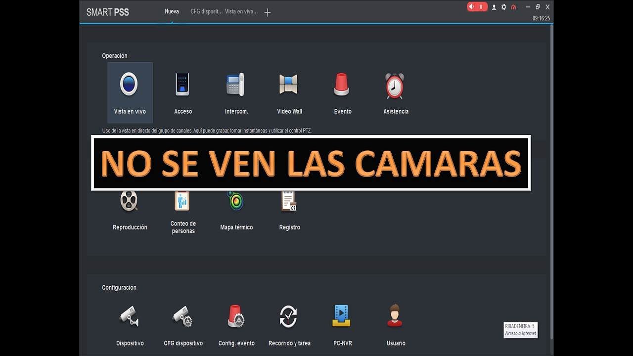 Smarth PSS, NO SE VEN LAS CÁMARAS