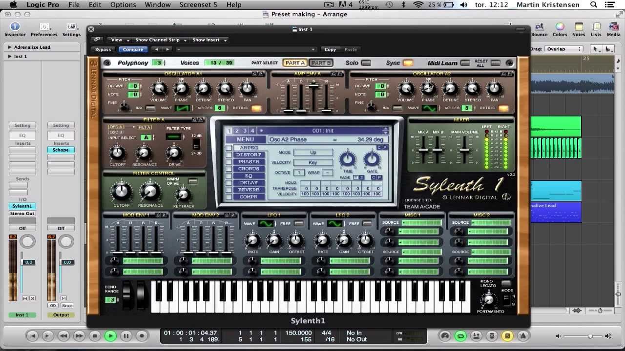 Hardstyle Lead Tutorial (Adrenalize - Magical World) Sylenth1