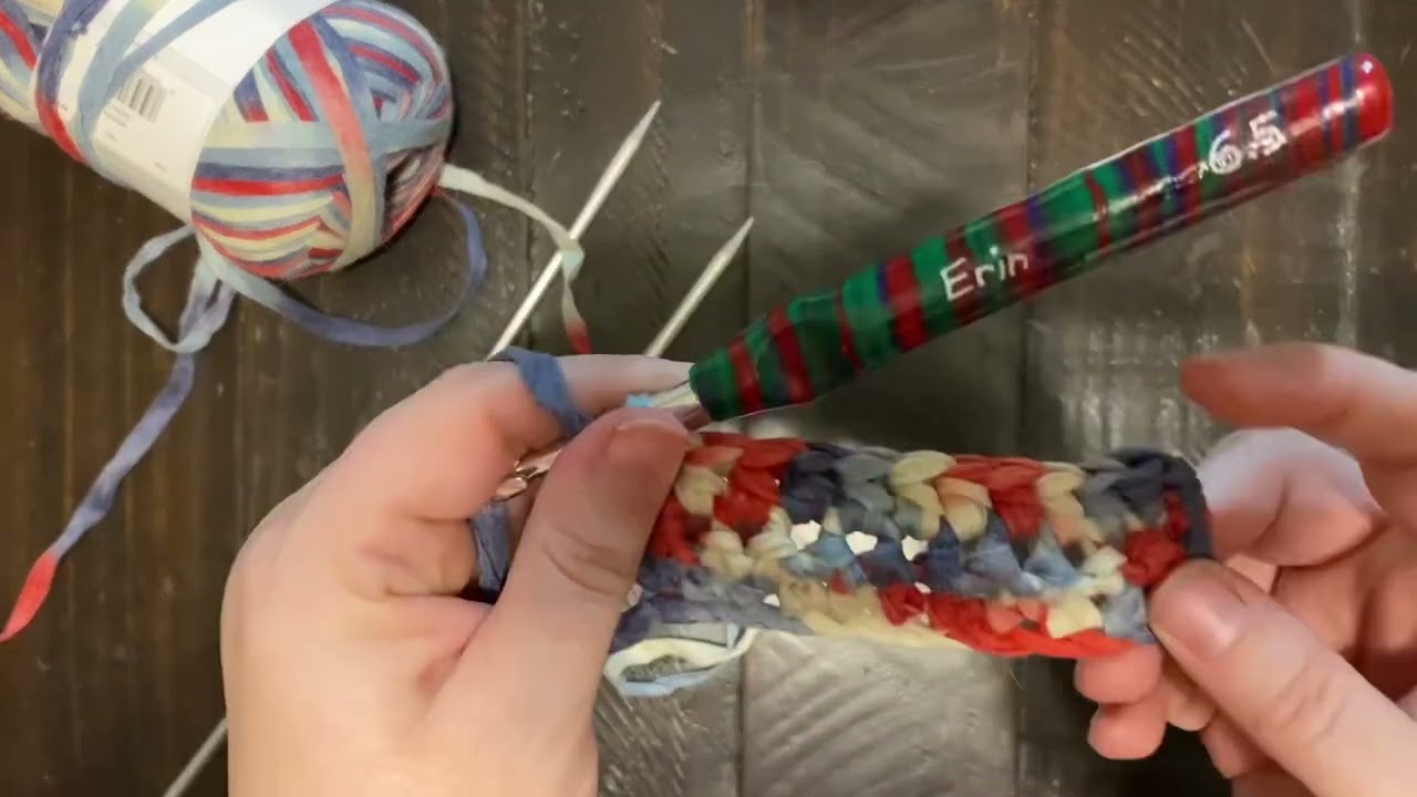 Yarn Review!  Lion Brand Rewind Tape Yarn