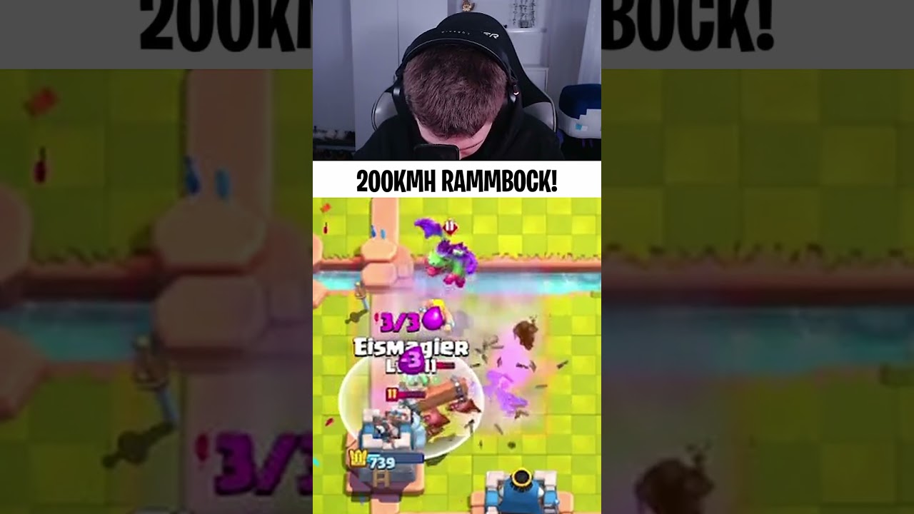 😡😨WIE SCHNELL IST DAS RAMMBOCK!? | #clashroyale