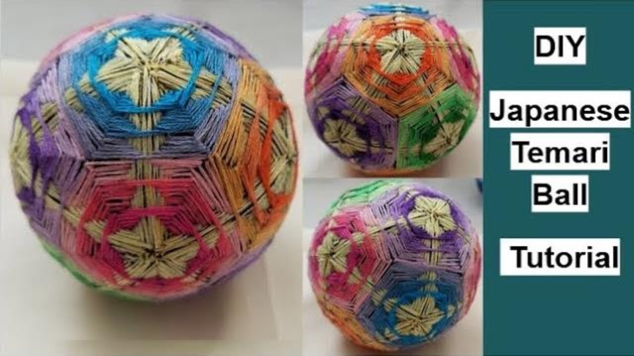 How to make a Japanese Temari Ball | DIY Temari 