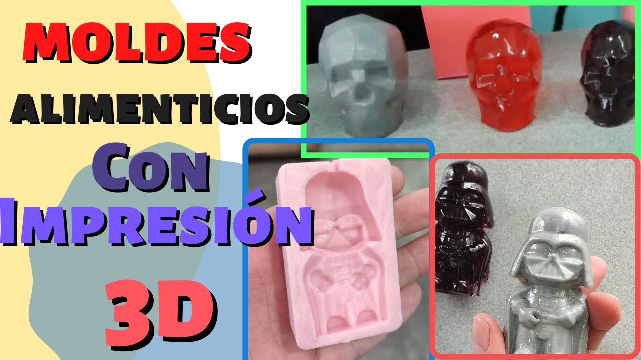 Como hacer gomitas COMESTIBLES con IMPRESIÓN 3D🙀!!!