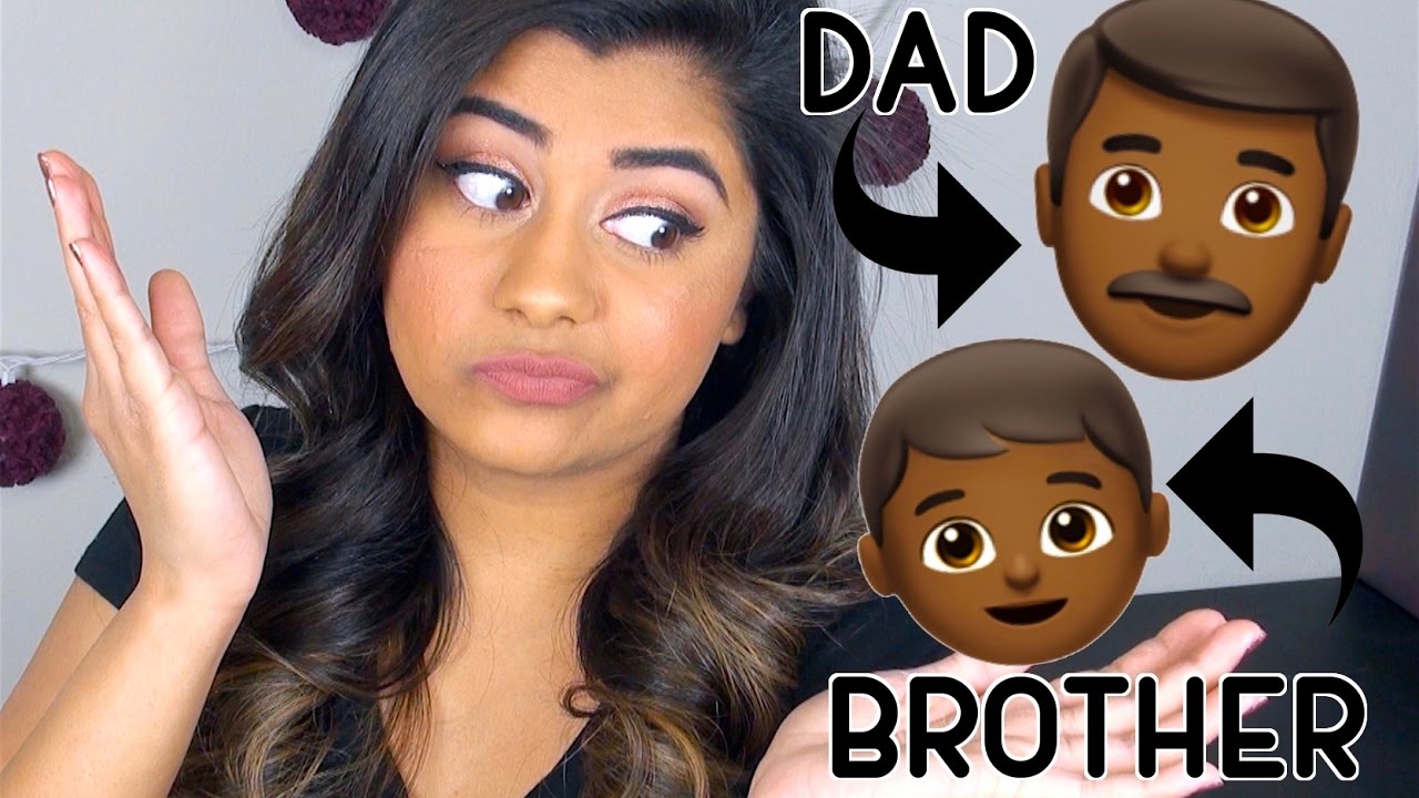 INDIAN DAD & BROTHER VOICEOVER MAKEUP TUTORIAL!
