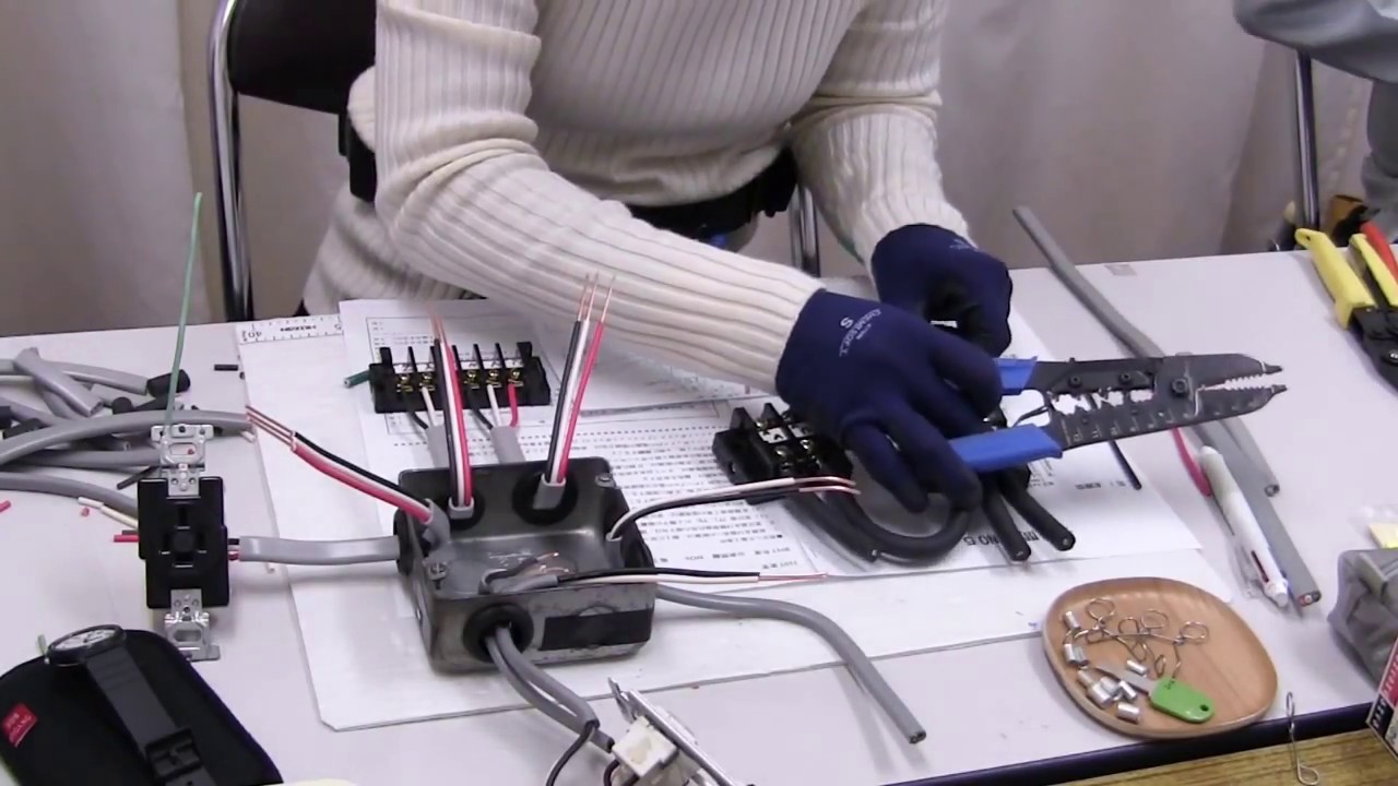 第一種電気工事士技能　女性技能受講者　2020年度（2019）公表問題NO５　ノーカット