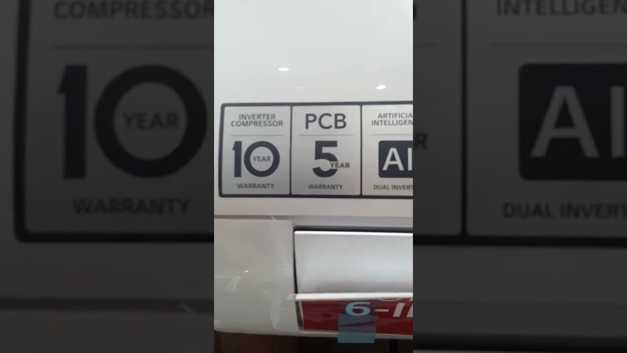 Lg duel inverter Ac 5 year Pcb warranty 👌👌